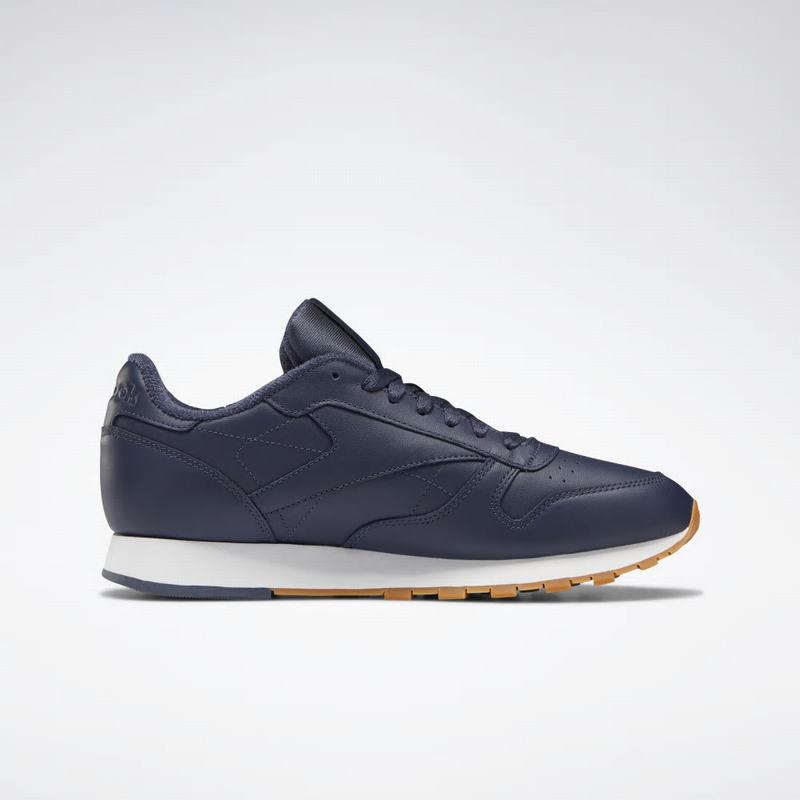 Tenisi Reebok Classic Leather Barbati Albastri Romania LT7367VP